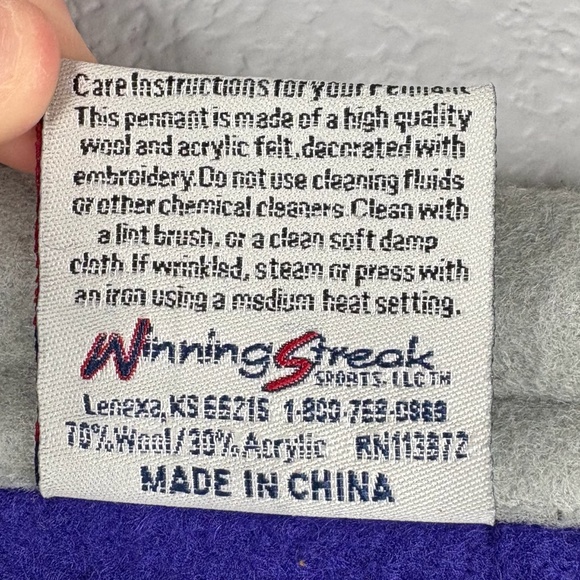 Texas Christian University Hanging Wool Pennant - Picture 7 of 8